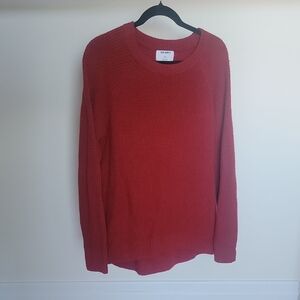 Old Navy Men's Vibrant Red Crewneck Sweater